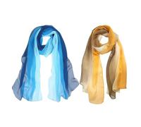 HDGSAFD 2 Piezas De Bufanda De Playa Con Protección Solar, Mantón De Noche Ligero y Suave Para Mujer, Moderno y Encantador, Adecuado Para Bodas, Cenas y Playas (160 * 50 Cm)