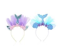 HDGSAFD 2 Piezas De Diadema De Sirena, Linda y Creativa De Estilo, Accesorios De Ropa