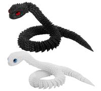 HDGSAFD 2 Piezas De Juguetes De Serpientes, Serpiente Impresa En 3D, Modelo De Animales Simulado, Juguetes Creativos, Decoraciones De Escritorio.