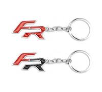 HDGSAFD 2 Piezas De Llaveros Metálicos, Llaveros Personalizados, Llaveros F, R, Llaveros Llavero, Llaveros De Coche, Accesorios Para Llaves De Coche