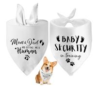 HDGSAFD 2 Piezas De Toalla De Saliva Mascota, Suministros para Mascotas, Bufanda De Triángulo De Mascotas, Ropa De Mascotas, Accesorios para El Aderezo para Mascotas.