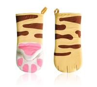 HDGSAFD 2 Piezas Guantes De Aislamiento De Garras De Gatos, Guantes Creativos De Dibujos Animados, Guantes De Aislamiento De Cocina, Accesorios para Hornear, Guantes De Horno.