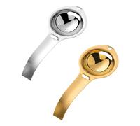 HDGSAFD 2 Piezas Separador De Clara De Huevo, Herramientas De Cocina, Herramientas De Acero Inoxidable, Herramientas De Filtración De Líquidos De Huevo, Accesorios para Hornear.