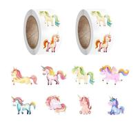 HDGSAFD 2 Rollos De Pegatinas De Animales De Dibujos Animados, Pegatinas Lindas, Pegatinas De Niñas, Pegatinas Decorativas, Se Pueden Utilizar para Cuadernos, Botellas De Agua, Maletas