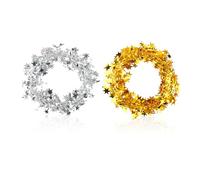 HDGSAFD 2 Uds Guirnalda Brillante Decoración De Fiesta Guirnalda Decoración De Escena De Fiesta Guirnalda De PVC Guirnalda De Estrellas