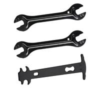 HDGSAFD 2 Uds Llaves para Bicicleta, 1 Ud. Dientes De Cadena, Llave para Reparación De Bicicletas, Llave para Herramienta De Extracción De Pedal, Llave Negra para Bicicleta