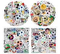 HDGSAFD 200 Pegatinas De Fútbol, Decoración Creativa De Pegatinas De Dibujos Animados, Pegatina Decorativa De Taza para Cuaderno DIY, Regalo para Amantes del Fútbol