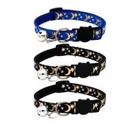 HDGSAFD 3 Collares para Gatos Xingyue, Cómodos Collares Reflectantes con Hebilla De Seguridad, Adecuados para Caminatas Diarias De Mascotas Y Actividades De Excursión.