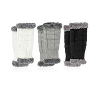 HDGSAFD 3 Pares De Guantes De Punto, Guantes Térmicos De Lana, Suministros Térmicos De Invierno, Guantes Sin Dedos