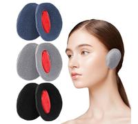 HDGSAFD 3 Pares De Orejeras Térmicas, Productos De Protección Contra El Frío De Invierno, Orejeras Portátiles, Herramientas Simples De Protección Auditiva, Orejeras A Prueba De Viento