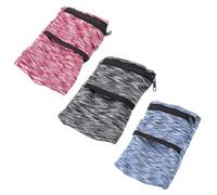 HDGSAFD 3 Piezas Bolsa De Muñeca Deportiva, Bolsa De Muñeca Portátil, Bolsa De Muñeca Elástica, Equipo Deportivo, Adecuado para Correr, Ciclismo Y Yoga.