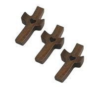 HDGSAFD 3 Piezas De Cross De Amor, Cruz De Madera, Adornos De Decoración del Hogar, Cruz Portátil.