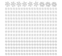 HDGSAFD 300 Uds Mini Decoraciones De Copos De Nieve, Accesorios para Decoración De Uñas, Artículos Creativos De Decoración Hechos A Mano, Decoraciones Temáticas De Invierno