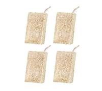 HDGSAFD 4 Esponjas De Limpieza De Lufa Y 2 Cepillos para Lechada, Herramientas De Limpieza Duraderas, Utensilios De Cocina, Cepillos para Platos, Cepillos para Ollas