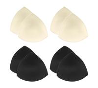 HDGSAFD 4 Pares De Almohadillas Para El Pecho De Esponja Triangular, Almohadillas Para Ropa Interior Sexy, Almohadillas Para El Pecho Para Nadar.