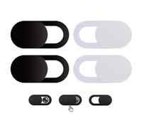 HDGSAFD 4 piezas de cubierta de cámara, pegatinas para la tapa del objetivo, cubierta protectora de cámara, cubierta de lente universal, cubierta de privacidad, cubierta de lente push-pull