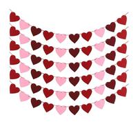 HDGSAFD 6 Cintas Decorativas En Forma De Amor, Guirnaldas En Forma De Corazón para Fiestas, Decoraciones Creativas De Cumpleaños, Adecuadas para El Diseño De Escenas.