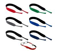 HDGSAFD 6 cuerdas de gafas coloridas, cordón de goma ajustables para gafas deportivas, antideslizantes