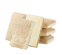 HDGSAFD 6 Uds Cepillo De Esponja De Limpieza De Lufa, Cepillo De Limpieza De Cocina, Cepillo para Lavavajillas, Herramientas De Limpieza, Cepillo De Limpieza Duradero