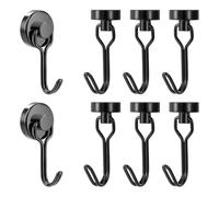 HDGSAFD 8 ganchos magnéticos, ganchos magnéticos para camiones, ganchos magnéticos para frigoríficos, ganchos magnéticos de cocina, ganchos magnéticos para ropa
