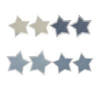 HDGSAFD 8 Piezas De Parche De Planchado De Estrellas, Parche De Tela Bordado para Niños, Parche De Empaque De Ropa De Bricolaje, Parche De Parche De Jeans, Parche Creativo De Tela De Plancha.