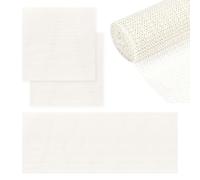 HDGSAFD Alfombra Antideslizante para Sofá, Base Antideslizante, 3 Piezas, Blanco, PVC Silicona, Rectangular, Carpeta