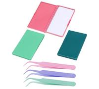 HDGSAFD Caja De Almacenamiento De Agujas De Costura De 3 Piezas Y Pinzas De Acero Inoxidable De 3 Piezas, Caja De Almacenamiento Magnético, Caja De Agujas De Costura Portátil, Accesorios De Costura.