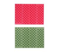 HDGSAFD Cojín plegable de 2 piezas, para exteriores, resistente a la intemperie, impermeable, para exteriores, para senderismo, camping, para viajes