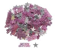 HDGSAFD Confeti De Cumpleaños De 50 G, Decoración De La Mesa De Fiesta, Confeti Lanzado, Confeti Brillante, Suministros De Fiesta.