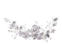 HDGSAFD Diadema de pétalos blancos, accesorio para el pelo para mujer, accesorio de moda para fiesta