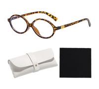 HDGSAFD Gafas De 1 Pieza, 1 Pieza De Gafas, 1 Pieza De Gafas De Tela, Gafas Nerd Ovales, Gafas De Moda Retro, Gafas Ligeras Anti-Azul De Las Mujeres.