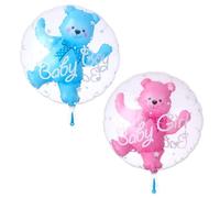 HDGSAFD Globos De Oso De 2 Piezas, Globos Creativos De Papel De Aluminio, Globos para Niños, Globos Estilo Dibujos Animados, Globos De Decoración para Fiestas Infantiles