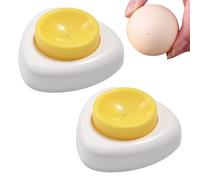 HDGSAFD Golpeador De Agujero De Huevo De 2 Piezas, Perforador Creativo De Huevo, Widget De Huevo De Plástico Simple, con Conveniente Perforador De Agujeros De Huevo Al Aire Libre.