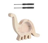 HDGSAFD Hucha De Jirafa De 1 Pieza Y Mini Destornillador Cruzado De 2 Piezas, Hucha De Madera, Hucha Creativa, Hucha Extraíble