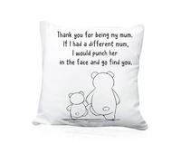 HDGSAFD Juego de 1 pieza con funda de almohada para madre e hijo, funda de cojín decorativa para muebles como regalo del día de la madre para mamá (cojín no incluido).