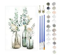 HDGSAFD Juego de Pintura al Óleo Pintada a Mano - Kit de Fabricación de Jarrones, Pintura Digital en Lienzo