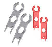 HDGSAFD Llave De 4 Piezas, Llave Para Herramientas, Juego De Llaves Para Llaves, Llave Para Conector Fotovoltaico, Llave Plana Con Tapón De Rosca, Mini Llave Para Desmontaje Y Montaje