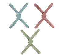 HDGSAFD Matera De Olla Plegable De 3 Piezas, Almohadilla De Aislamiento, Alfombra De Olla Portátil, Alfombra De Olla De Silicona Creativa, Alfombra Antideslizante, Herramientas De Cocina.