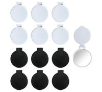 HDGSAFD Mini Espejo Redondo De 12 Piezas, Espejo De Maquillaje Portátil, Espejo Plegable, Suministros De Viaje, Espejo De Maquillaje para Mujeres.