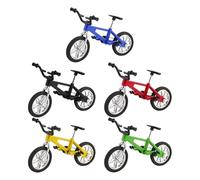 HDGSAFD Modelo De Bicicleta De 5 Piezas, Mini Bicicleta, Modelo De Simulación Creativo, Decoración De Escritorio, Adornos, Modelo De Bicicleta para Niños, Juguete