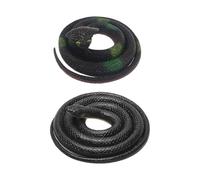 HDGSAFD Modelos realistas de serpientes, serpientes de goma realistas, juguetes de cuerda de jardín, accesorios de serpiente falsas, serpientes de goma suave espeluznantes, juego de cuerdas para niños