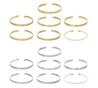 HDGSAFD Pack De 14 Pulseras, Pulseras Retro De Moda, Pulseras para Mujer, Pulseras Apilables, Pulseras Abiertas Ajustables