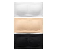 HDGSAFD Pack De 3 Sujetadores Bandeau, Sujetador Sin Tirantes, Sujetador Deportivo, Sujetador Elástico Cómodo, Sujetador Con Relleno