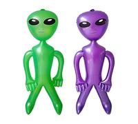 HDGSAFD Paquete De 2 Globos Alienígenas, Extraterrestres Inflables, Accesorios Alienígenas Inflables, Extraterrestres Divertidos, Decoraciones para Fiestas Navideñas