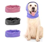 HDGSAFD Paquete De 3 Capuchas para Perros, Capuchas Suaves Y Cálidas, Capuchas Elásticas, Capuchas con Reducción De Ruido para Mascotas, Suministros para Mascotas