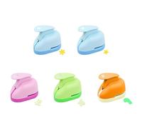 HDGSAFD Paquete De 5 Herramientas De Estampado En Relieve para Niños, Perforadoras Creativas, Perforadoras Estampadas, Accesorios para Manualidades DIY, Juguetes para Niños