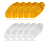 HDGSAFD Películas Reflectantes para Bicicleta, Películas Reflectantes De Advertencia De Seguridad, Equipo De Conducción Nocturna, Accesorios para Bicicleta, 10 Uds.