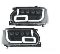 HDHCSCAGH Juego Faros Delantero para Range para Rover 2010-2013 para Range para Rover para Faros LED Deportivos DRL Señal Accesorios Lámpara Frontal Faro Principal Coche(Executive Version)