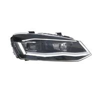 HDHCSCAGH Juego Faros Delantero para VW para Polo 2009-2022 para Git Head Lamp Drl Lente Proyector 2 Uds Accesorios Faros Coche Faro Principal Coche(Sliver,2009-2018)