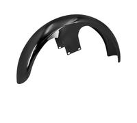 HDHCSCAGH Motocicleta Rueda Guardabarros para Touring para Calle para Electra Motocicleta 23" Envoltura De Rueda Guardabarros Delantero Negro Brillo/Mate Guardabarros Moto(Gloss Black Fender)